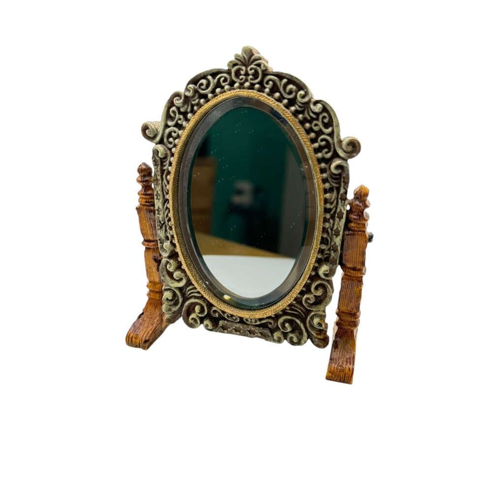 Doll Mirror 1997 TBC Beatrice & Siegfried Love Conquers All Things Oval Tabletop